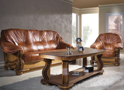 Sofagarnitur 3+1+1 Sitzer Klassischer Wohnlandschaft Polster Couchen Sofas Neu